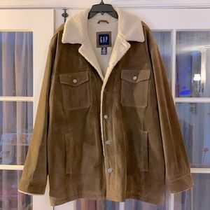 Vintage GAP Leather Shirt-jacket Style Coat